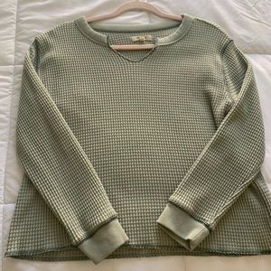 Madewell Waffle Knit Long Sleeve